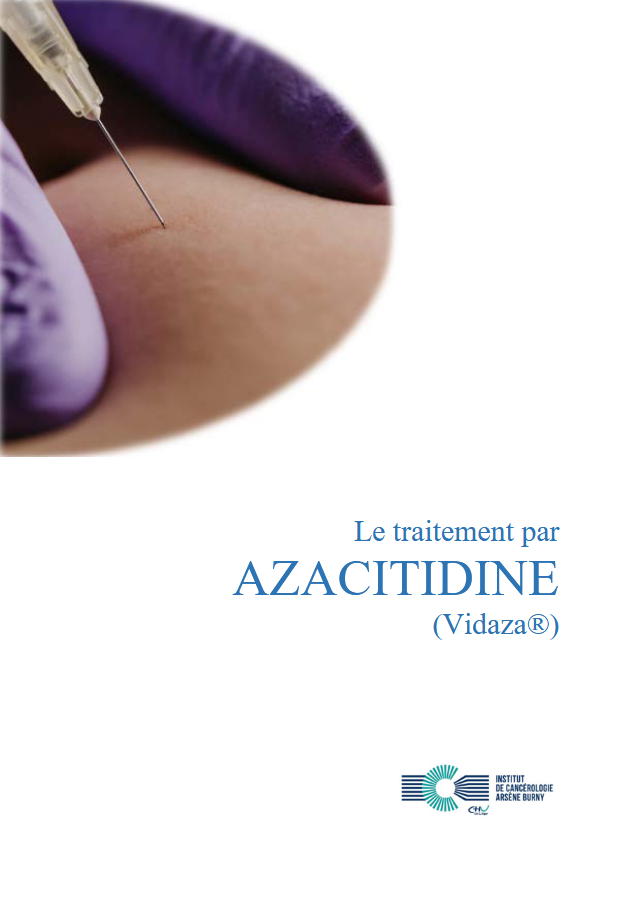 BROCH A5 ICAB le traitement par azacitidine 2023 COVER
